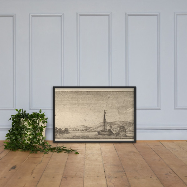 Nonnenwerdt - Wenceslaus Hollar - 1652–77 - Matte Paper Framed Poster Museum quality 7740948