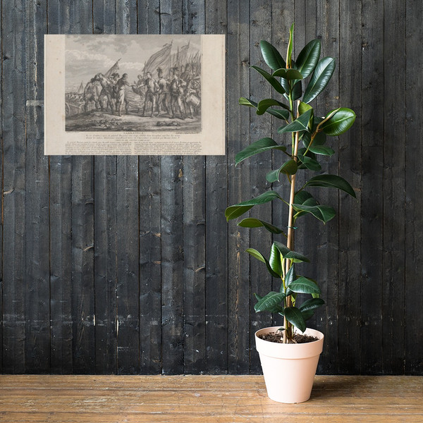 Sarratoga [sic] (October 17, 1777) - Godefroy - ca. 1770 - Paper Poster Museum quality 7738358