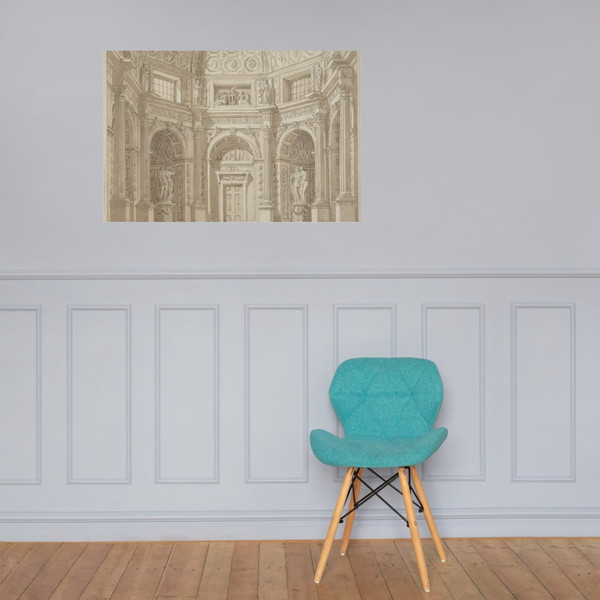 Stage Design, with Four other Drawings - Tranquillo Orsi - Photo Paper Poster Museum quality 7741624