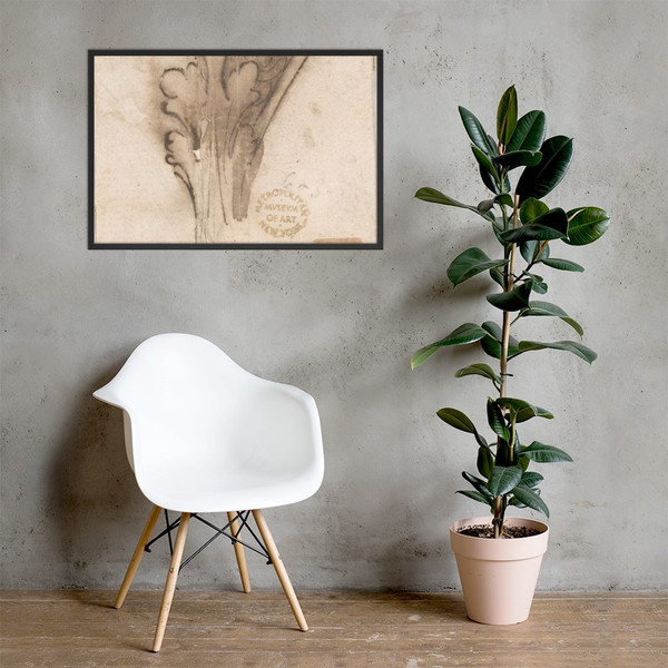 Architectural detail - Anonymous, Italian, 16th century - 16th century - Matte Paper Framed Poster Museum quality 7742872