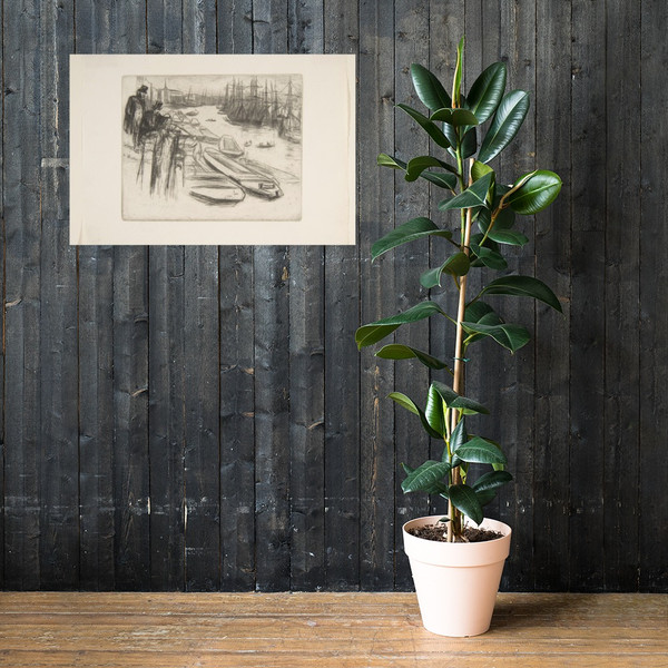 The Little Pool - James McNeill Whistler - 1861 - Photo Paper Poster Museum quality 7741858