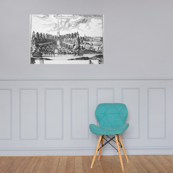 Celebration for the Elector Johann Georg II, Leipzig, July 8, 1667 - Anonymous, German, 17th century - ca. 1667 - Photo Paper Poster Museum quality 7743424