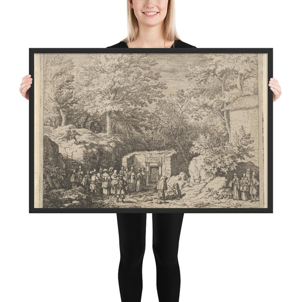 The Fourth Spring - Allart van Everdingen - Matte Paper Framed Poster Museum quality 7741307