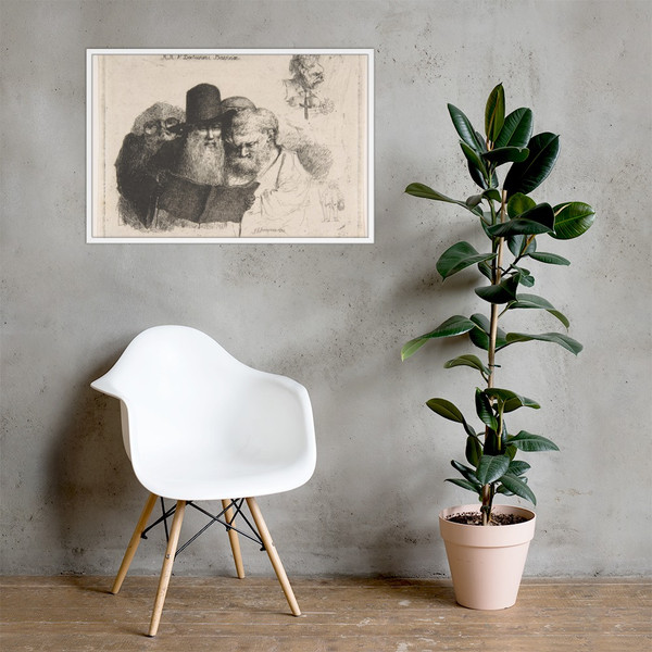 R.R.P. Doctissimi Bassinae - Joseph François Foulquier - 1773 - Photo Paper Framed Poster Museum quality 7723545