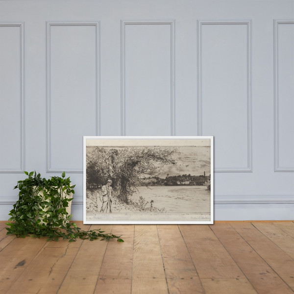 Broken Tackle - Sir Hubert von Herkomer - 1891 - Photo Paper Framed Poster Museum quality 7739369