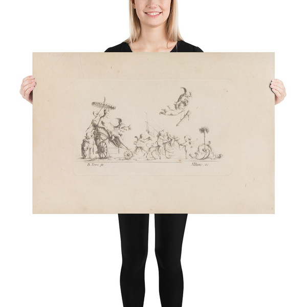 Desseins a Plusieurs Usages Inventés par M. B. Toro - Jean Bernard Toro - 1718 or after - Photo Paper Poster Museum quality 7794230