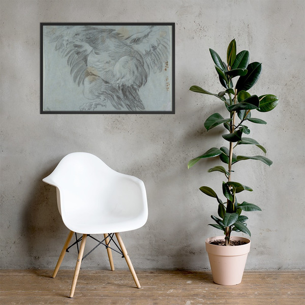 An Eagle with Wings Spread - Giovanni Battista Tiepolo - 1696–1770 - Matte Paper Framed Poster Museum quality 7795070