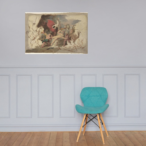 The Martyrdom of Saint Hippolytus - François Joseph Heim - 19th century - Photo Paper Poster Museum quality 7798976