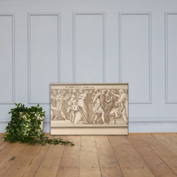 Scenes from Ancient History, after Polidoro da Caravaggio - Andrea Boscoli - 1560–1608 - Canvas Museum quality 7796910