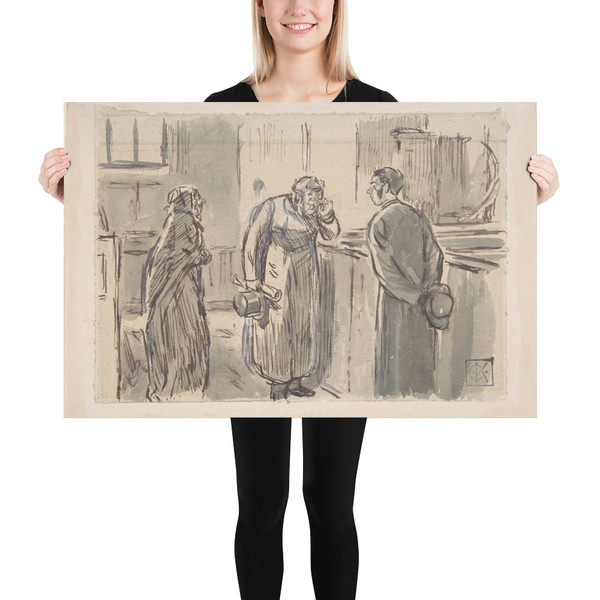 A Vicar and a Curate - Charles Samuel Keene - 1870–1891 - Paper Poster Museum quality 7794902