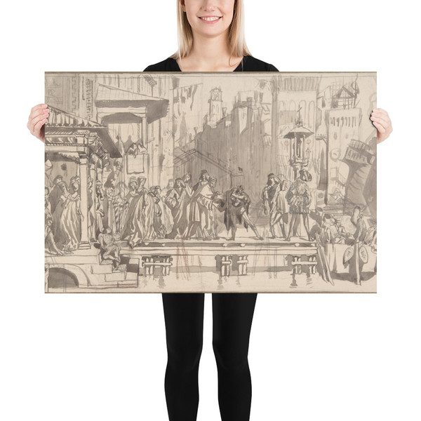 The Departure of the Prodigal Son - James Tissot - 1862–63 - Photo Paper Poster Museum quality 7798457