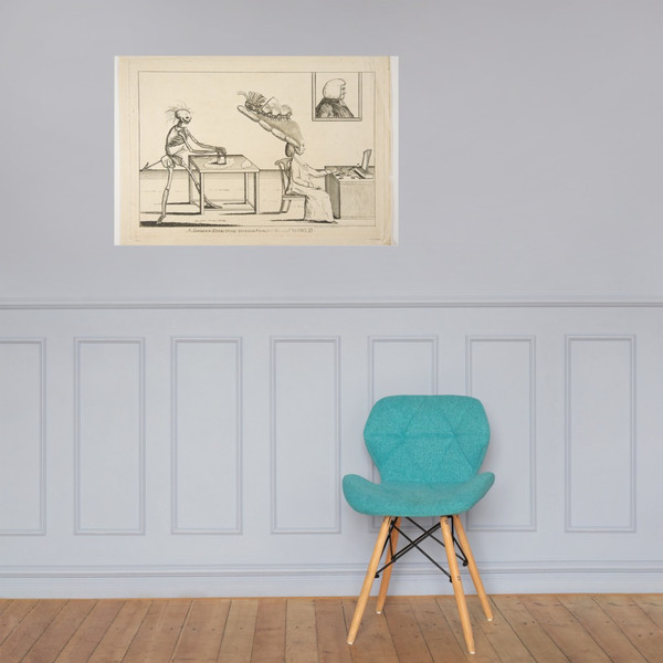 A Speedy & Effectual Preparation for the Next World - Matthew Darly - May 1, 1777 - Paper Poster Museum quality 7799950