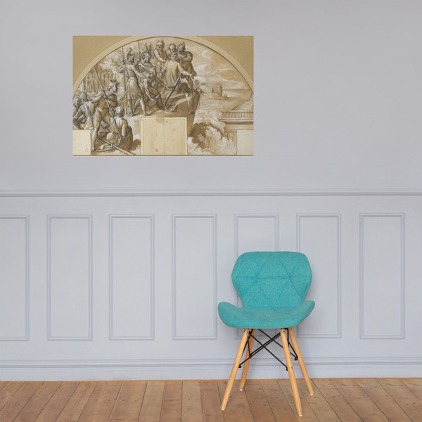 The Martyrdom of Saint Clement I, Pope - Agostino Ciampelli - 1596–97 - Photo Paper Poster Museum quality 7796578