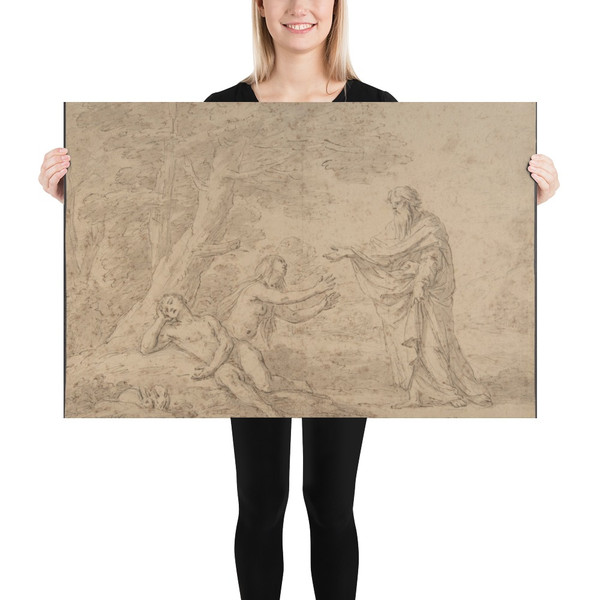 The Creation of Eve - Etienne Parrocel - 18th century - Photo Paper Poster Museum quality 7796567
