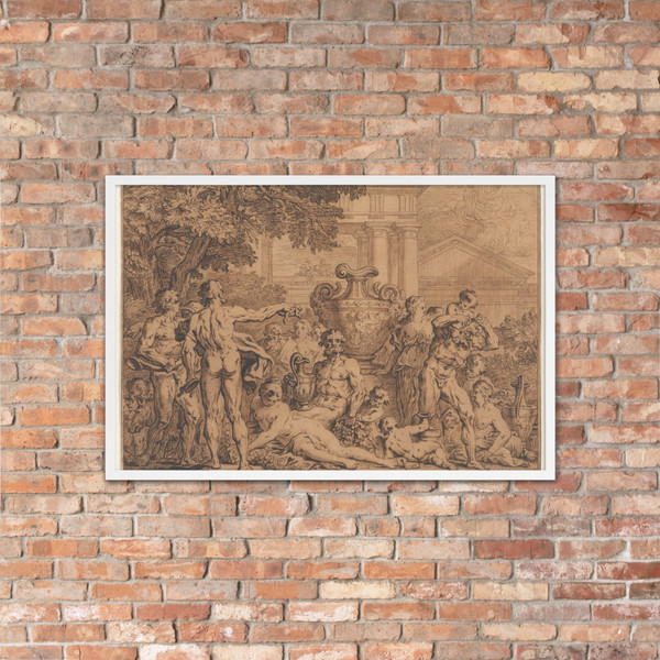 Bacchanal - François Roëttiers - n.d. - Matte Paper Framed Poster Museum quality 7798560