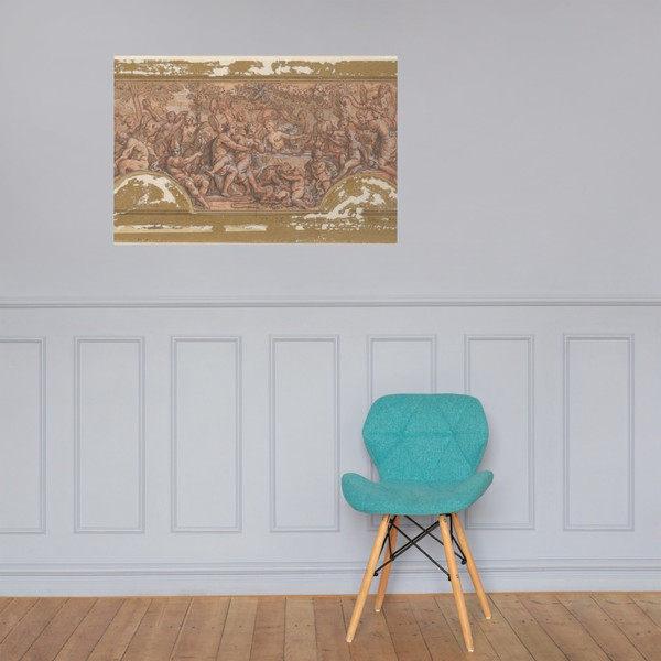 The Wedding Feast of Bacchus and Ariadne - Guy Louis Vernansal the Elder - ca. 1709 - Photo Paper Poster Museum quality 7794781