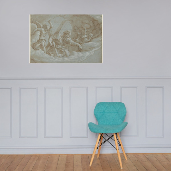 Apparition of Saint Andrew in Glory - Giulio Romano - 1499–1546 - Photo Paper Poster Museum quality 7795844