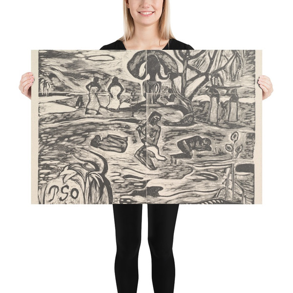 The Day of God - Paul Gauguin - 1894–95 - Photo Paper Poster Museum quality 7797890