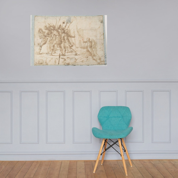 The Arrest of Christ - Francesco Allegrini - 1624–63 - Paper Poster Museum quality 7797191