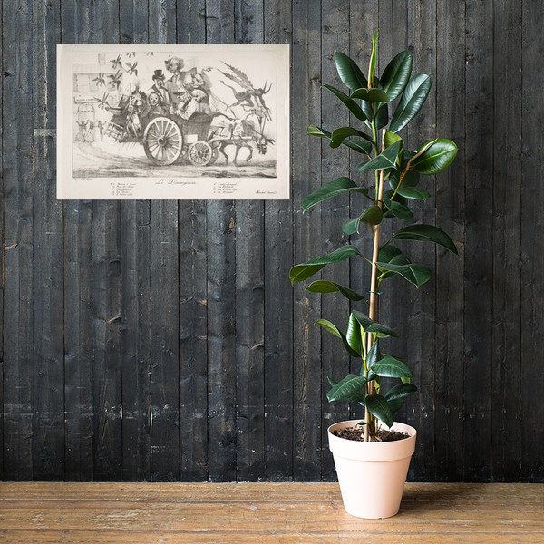 The Board of Censors Moves Out - Eugène Delacroix - 1822 - Photo Paper Poster Museum quality 7798956