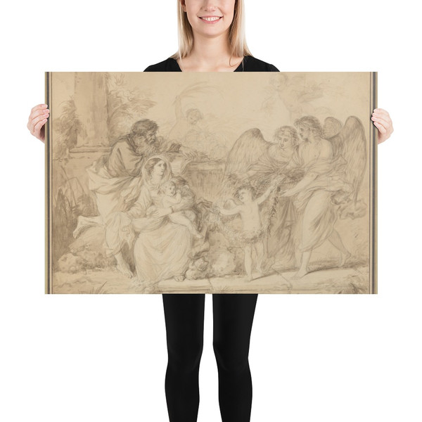Rest on the Flight into Egypt - Jean Jacques Lagrenée - n.d. - Photo Paper Poster Museum quality 7798420