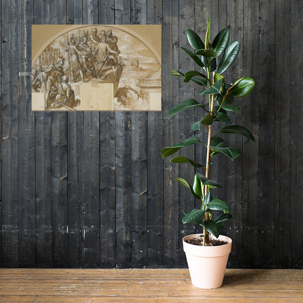 The Martyrdom of Saint Clement I, Pope - Agostino Ciampelli - 1596–97 - Paper Poster Museum quality 7796553