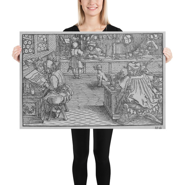 Officia M.T.C. Von den tugentsamen ämptern - Marcus Tullius Cicero - 1531 - Paper Poster Museum quality 7796112