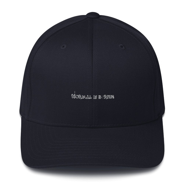 Normal is boring - Twill Cap Funny quotes 7817151