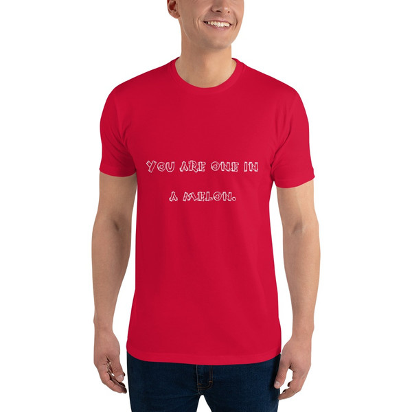 You are one in a melon. - Fitted Long Sleeve Crew Funny quotes 7821585