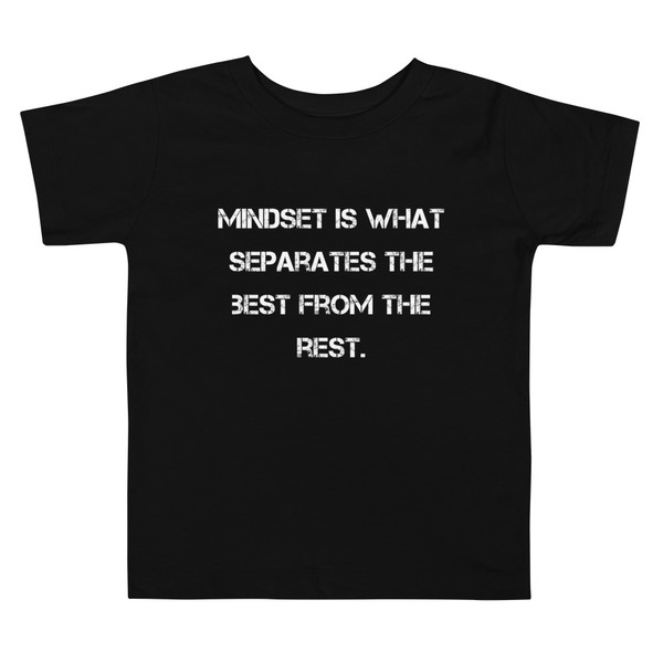 Mindset is what separates the best from the rest. - Toddler Short Sleeve Tee Motivational quotes 7834354
