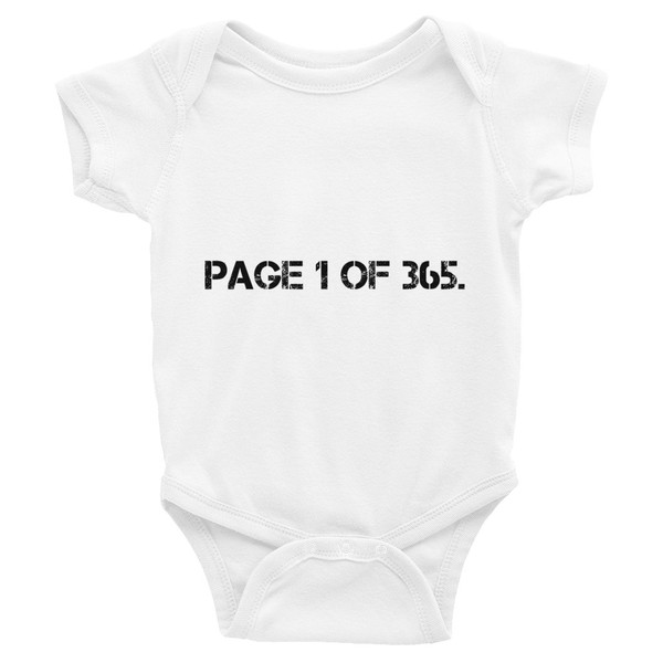 Page 1 of 365. - Infant Baby Rib Bodysuit Motivational quotes 7832947