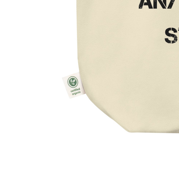 You don't gain anything from stressing. - Organic Cotton Tote Bag Motivational quotes 7840837