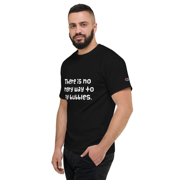 There is no angry way to say bubbles. - Heritage Jersey T-Shirt Funny quotes 7840477