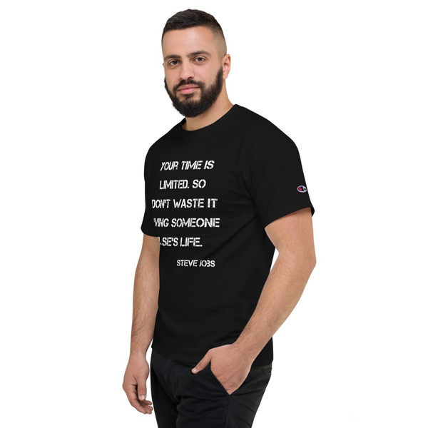 Your time is limited. So don't waste it living someone else's life. - Steve Jobs - Heritage Jersey T-Shirt Motivational quotes 7841467