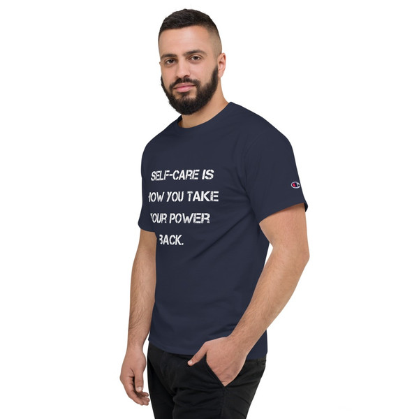 Self-care is how you take your power back. - Heritage Jersey T-Shirt Motivational quotes 7841517