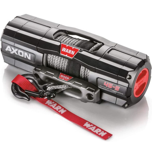 WARN AXON 45-S Powersports ATV UTV Electric Winch | 101140 | 4500lb Spydura Synthetic Cable Rope Hawse Fairlead