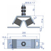  Yanmar 3GM30 engine mount - parts4engines.com