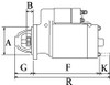 Perkins 402F-05 Starter Motor - parts4engines.com