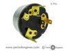 6 pin switch - Perkins 4.248 ignition switch from parts4engines.com
