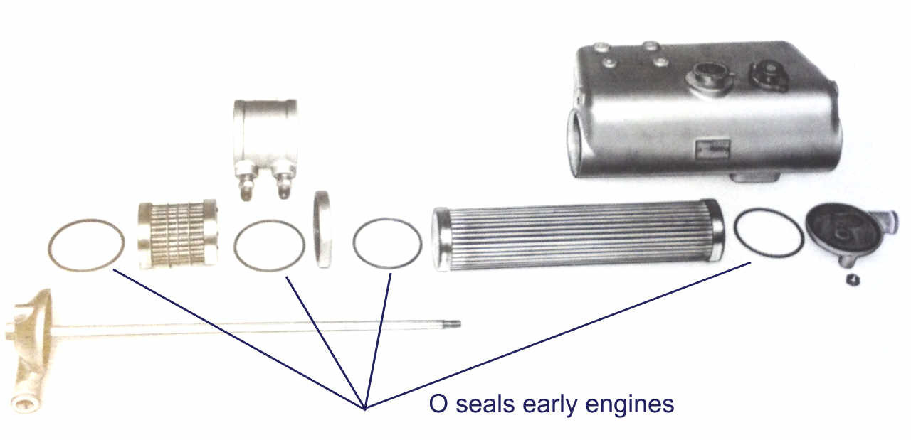 Early combined heat exchanger and oil cooler - Perkins 4.108 Heat Exchanger & Oil Cooler Seal Kits from parts4engines.com