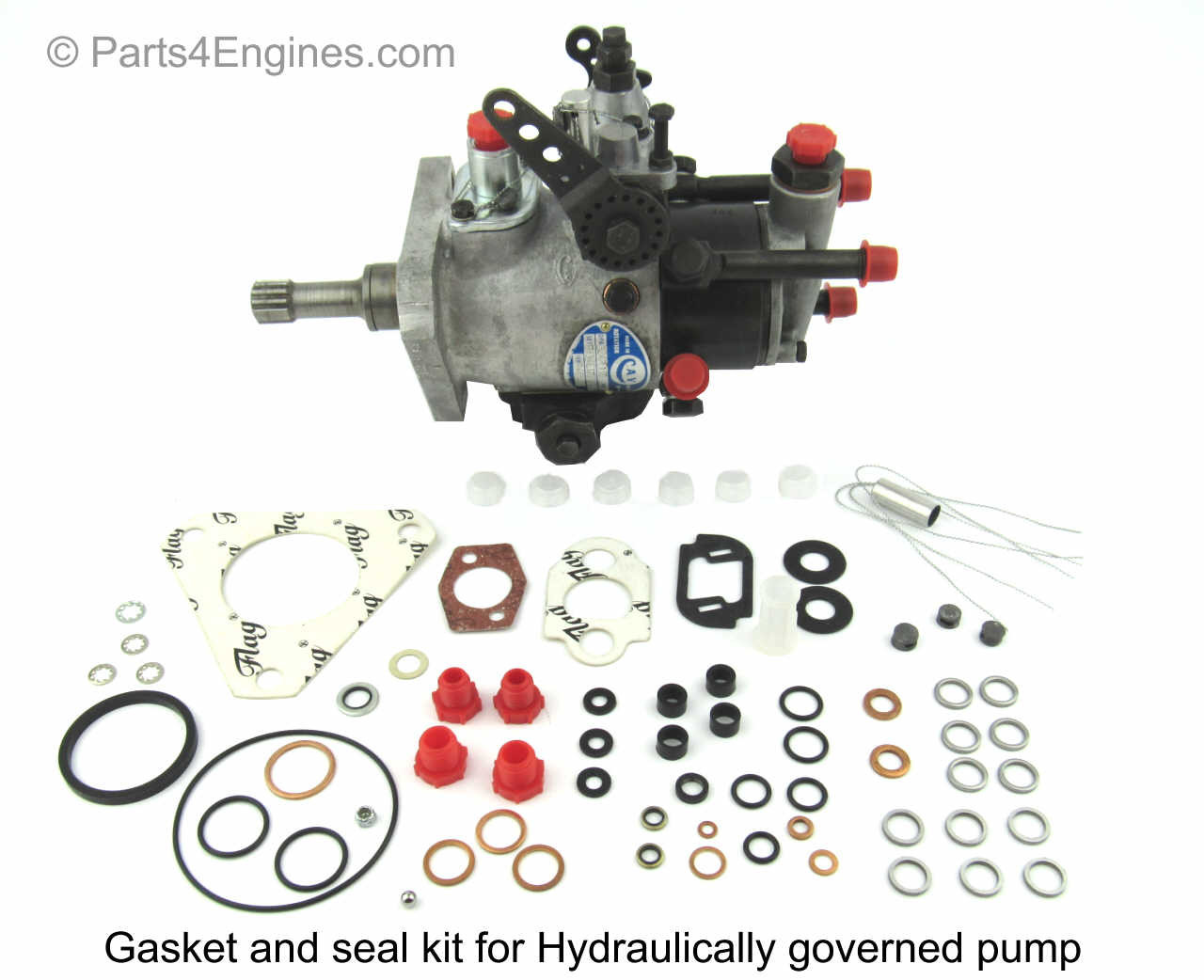 Perkins 4.154 Gasket & Seal Kit for Hydraulic Governed Injection Pump from parts4engines.com