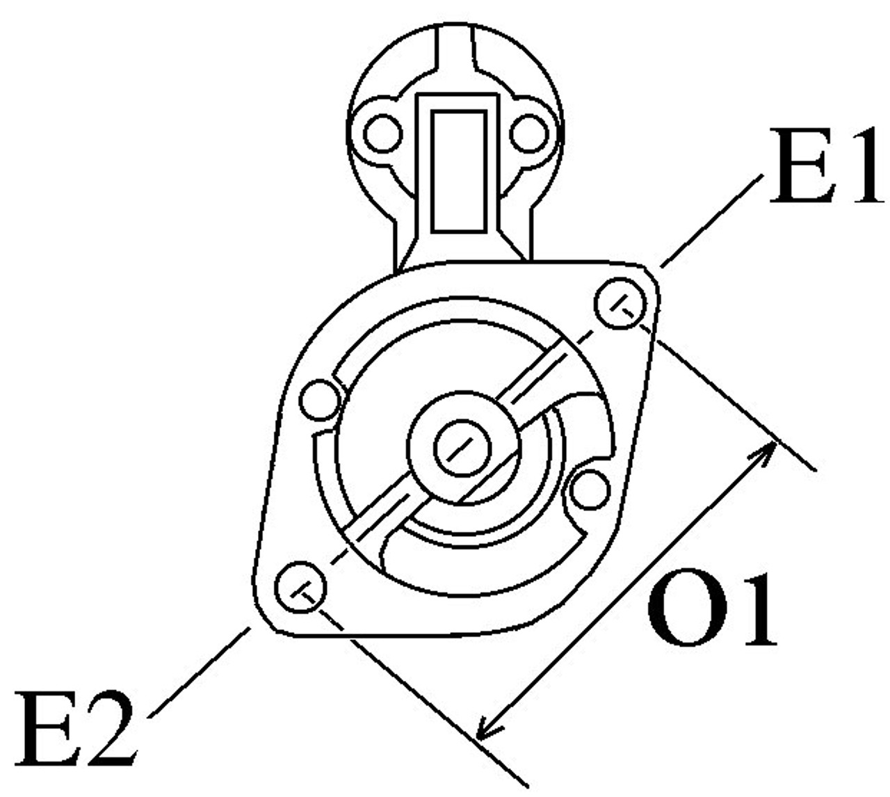 Volvo Penta D1-13 Starter Motor - parts4engines.com