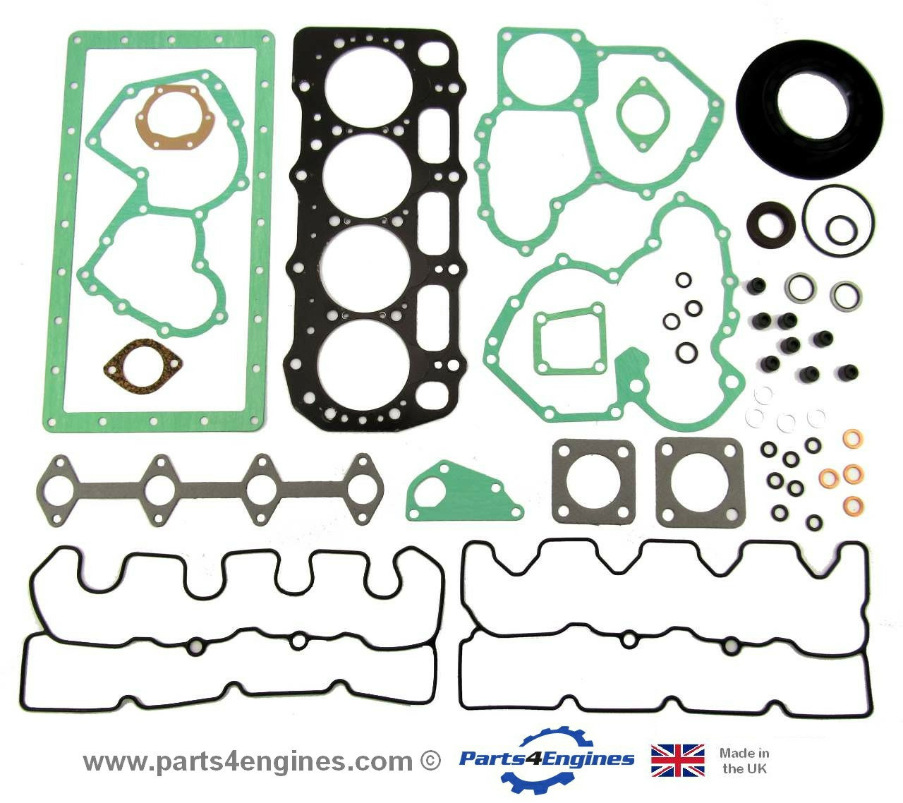 Volvo Penta D2-40 Complete gasket and seal set, from parts4engines.com