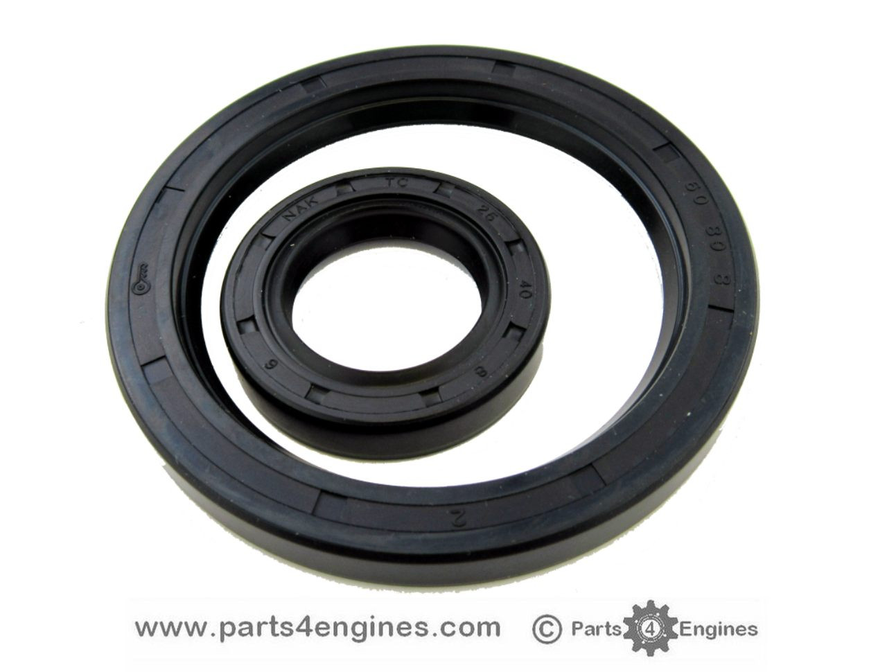 Yanmar 1GM10 Crankshaft oil seals, from parts4engines.com