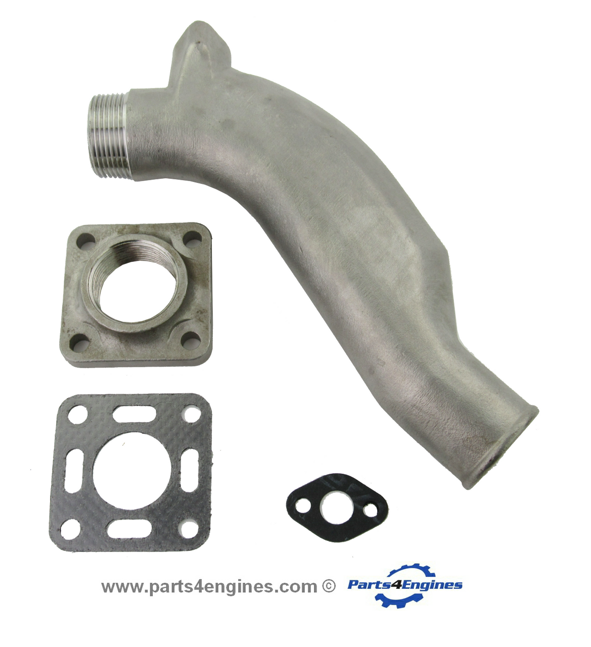 Volvo Penta MD11C and MD11D Stainless Steel Exhaust Outlet, from parts4engines.com