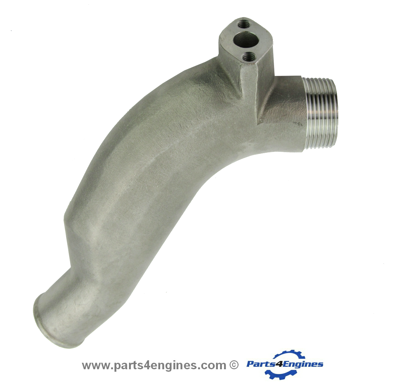 Volvo Penta MD17C and MD17D Stainless Steel Exhaust Outlet, from parts4engines.com