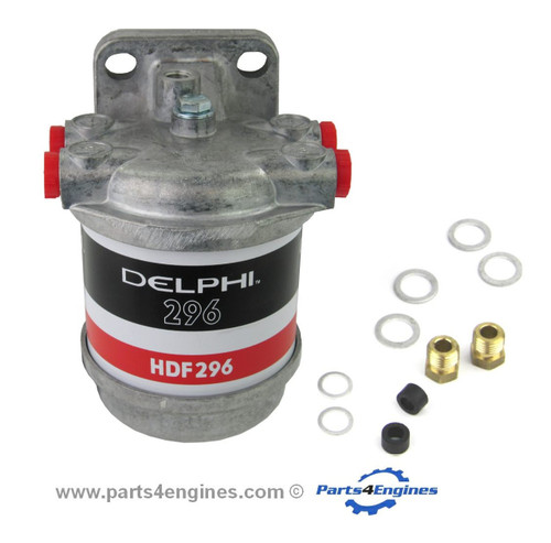 Perkins 4.154 fuel filter assembly with Aluminum base from parts4engines.com