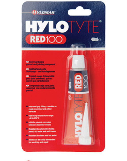 Hylotyte Red 100 is a synthetic, semi-hardening jointing compound that has excellent gap filling properties