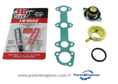 Volvo Penta MD2020 heat exchanger  filler neck replacement kit , from parts4engines.com