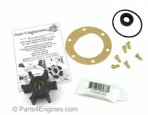 Perkins Perama M25 raw water pump service kit - parts4engines.com